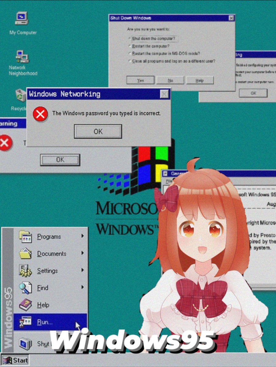 Vtuber_narumi's tweet photo. Windows95がトレンドに入っていたから、これを٩(๑❛ᴗ❛๑)۶
でも、この頃はまだなるみはいないので、分からないです٩(๑❛ᴗ❛๑)۶
#Window95 https://t.co/CDX3owDSpZ