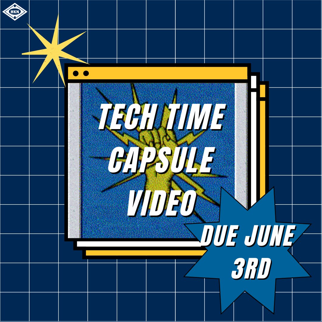 IEEE_EtaKappaNu's tweet image. Tell us about a project, product, or research topic you’ve worked on in 2022 for our Tech Time Capsule video to be shown at The HKN Experience: Industry 4.0: Technologies Driving the Future! Submissions are due by June 3rd here: hkn.ieee.org/2022-tech-time… 
#TechTimeCapsule #HKNx2022