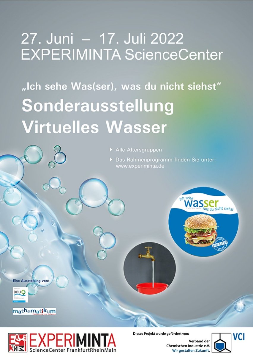 Erforsche mit uns gemeinsam die globalen Zusammenhänge von virtuellem #Wasser. Entdecke wie bereits kleine Handlungen helfen, viel Wasser zu sparen und werde selbst zum Schützer der wichtigsten Ressource der Welt.

#Klimaschutz