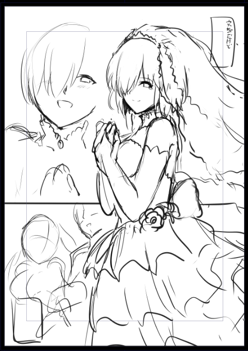 みんな・・・新刊はやはりウェデイングドスケベで行くよ・・・ 