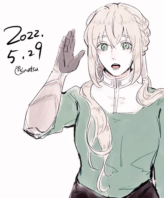 アンケートありがとうございました!お返事ベディちゃん落書き～🐰 