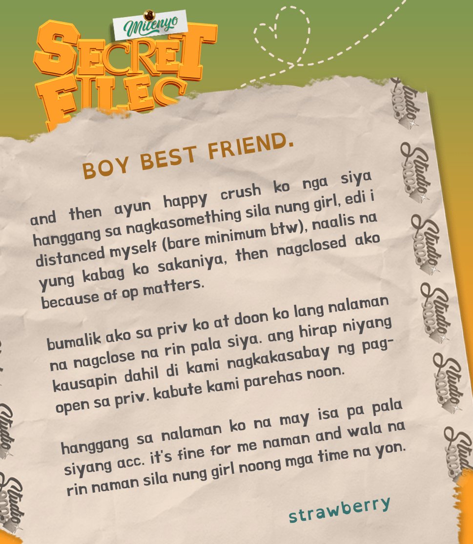 STUDIO9005's tweet photo. ⠀
⠀
⠀⠀⠀⠀    ✦ Entry 030
          ❝ BOY BEST FRIEND. ❞

⠀⠀⠀⠀    #BosesNgMilenya
⠀⠀⠀⠀⠀ #RPWFairfest2022
 
⠀ https://t.co/GRBxBwp8wR