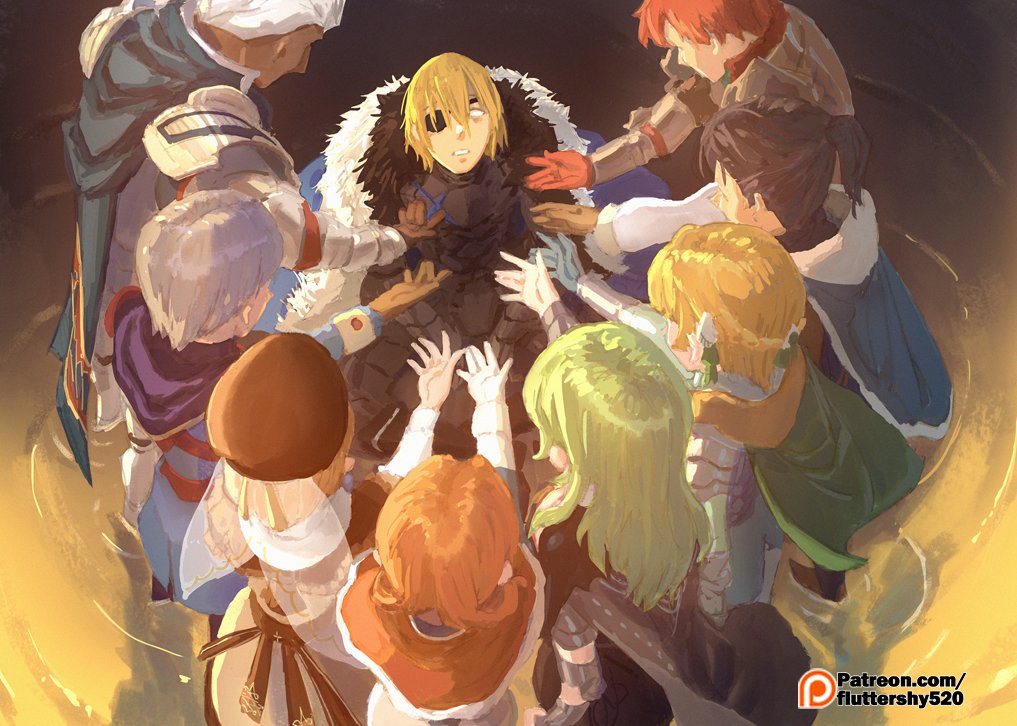 Green Little on Twitter "The Blue Lions save their leader Dimitri with