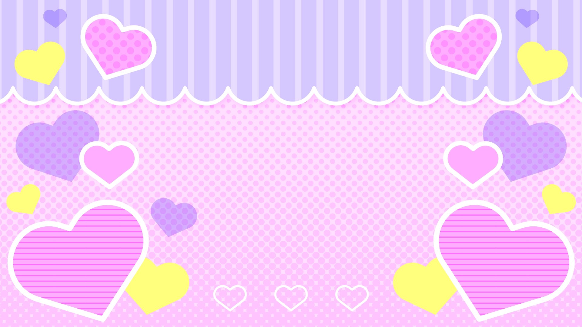 おくまの素材部屋 先日のヘッダーのサムネサイズ版 派手ポップなハート背景 全9色 ヘッダー版よりカラーが増えました 全色はこちら T Co V9ewzcsqxr フリー素材 配信素材 背景素材 Vtuber素材 無料配布 新人vtuver