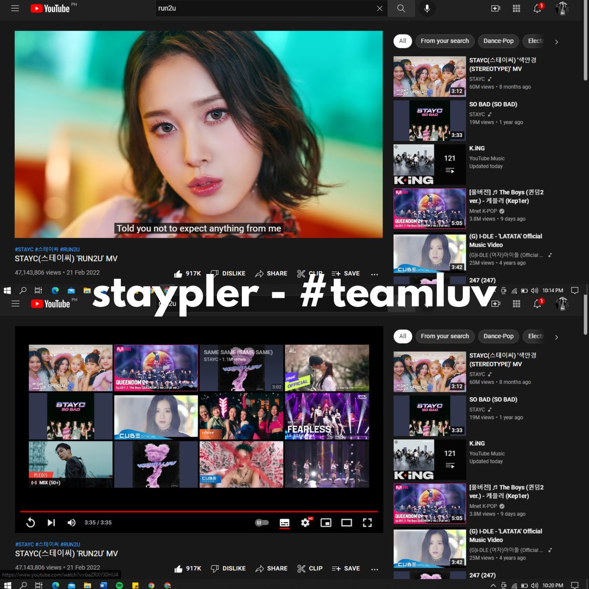 swithtiws's tweet photo. streaming proof 3
#TeamLuv #STAYC_StreamingRUN2U
#STAYCs_AngelsStrmParty https://t.co/03pt7PYJ0X