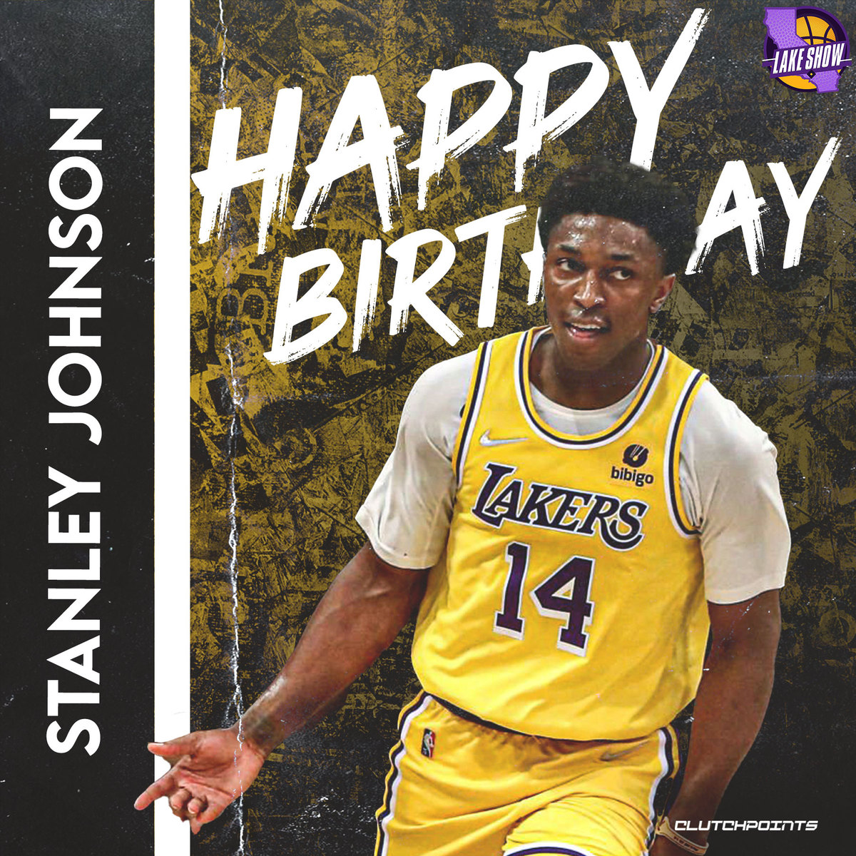 Lakers Nation! Let us all greet Stanley Johnson a happy birthday! 