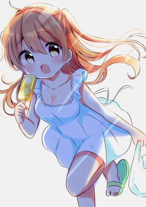 家に帰るまで我慢できずにアイス食べる小春ちゃん🍧🌸夏が近づいてきたね∩^ω^∩
 #slowloop 
