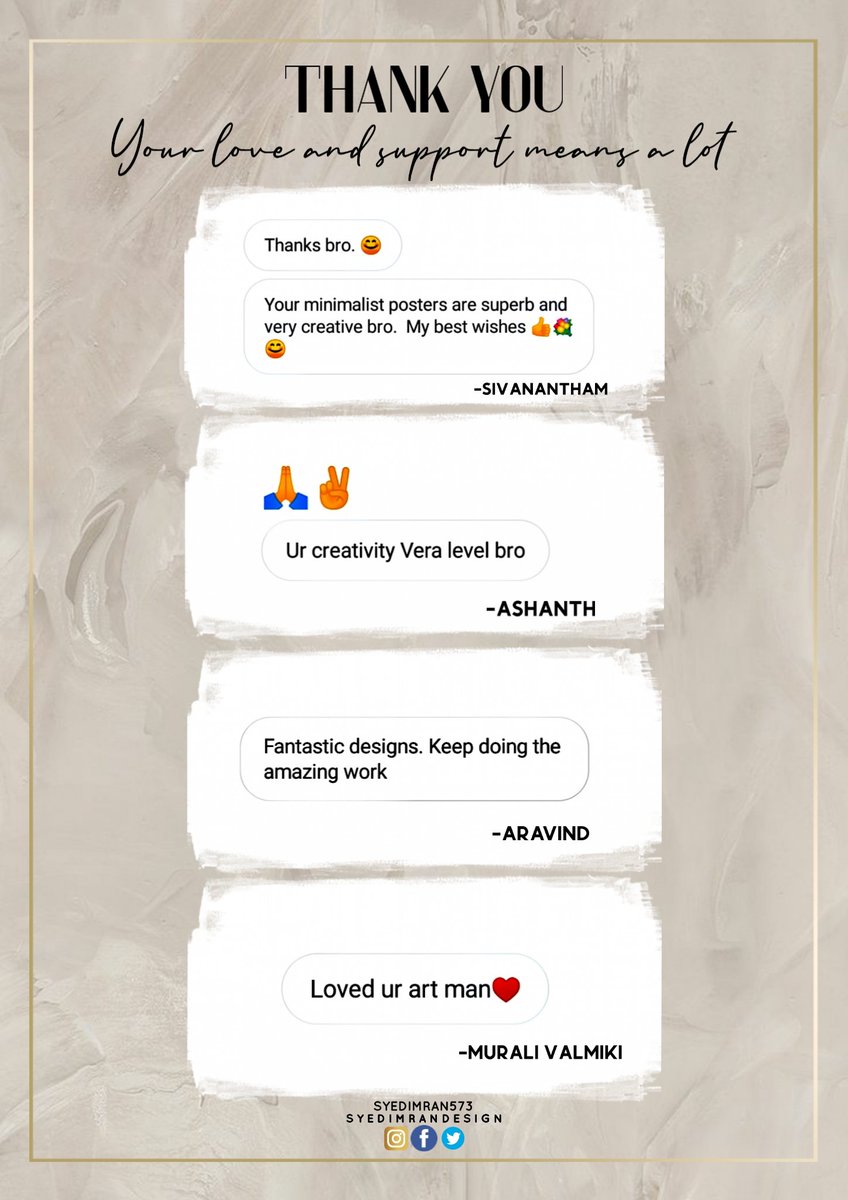 SyedAryan6's tweet photo. Your feedbacks are huge Thank you for your unconditional love and support :) #Syedimranartist #syedimran #love https://t.co/Y7BBVRKEiT