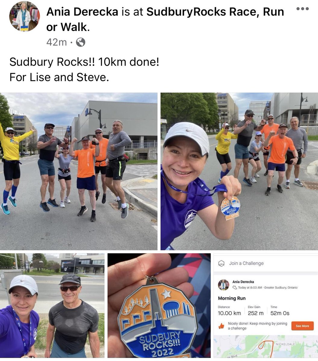 Thank you Ania! #runforSteve