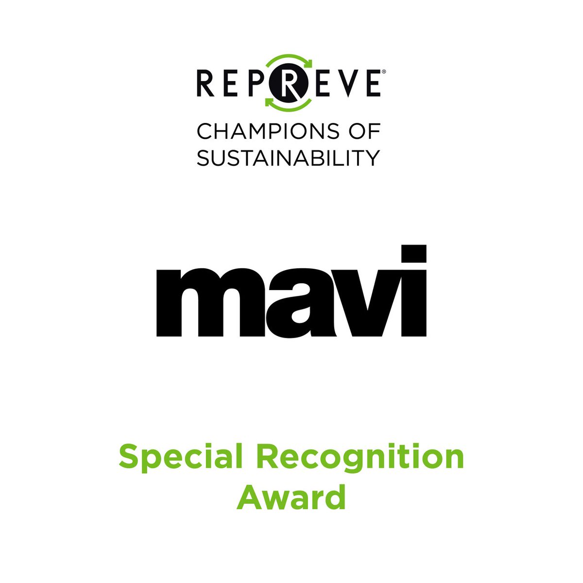 We are proud to name @Mavi as our 2022 Champions of Sustainability Special Recognition Award Winner for their commitment to sustainable denim.