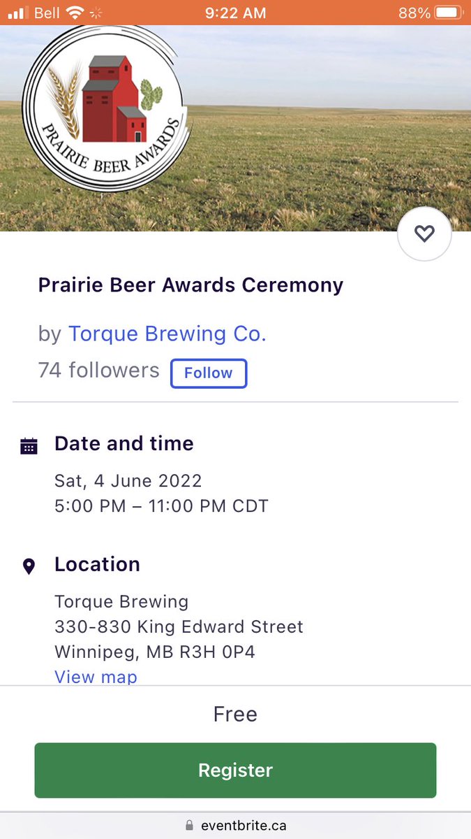 Prairie Beer Awards Inc. tweet media