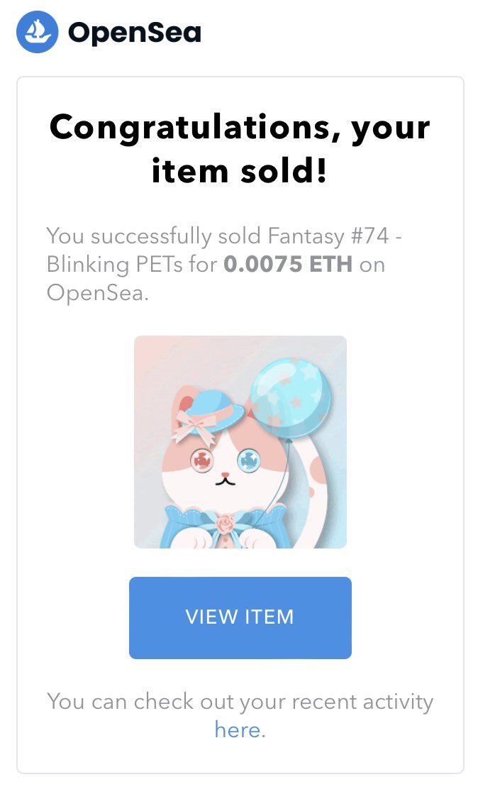 🔥SOLD🔥
I just can’t believe it 😭 Thank you so much dear <a href="/ahauntmess/">Duhsk</a> for supporting AGAIN ❤️❤️❤️ 

Congrats on your 5th Blinking PETs 🥹
I’m so thankful to have you in #Blinkingfam Love you dear ❤️

#NFTcommunity #NFTsales