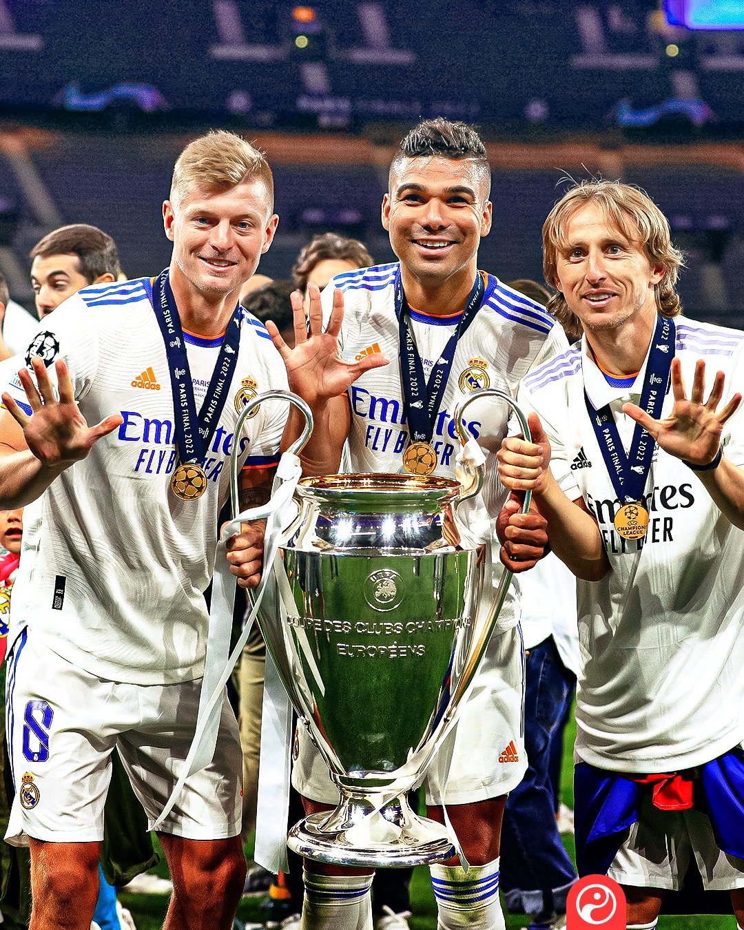 Squawka on X: "@ToniKroos In 2015/16, Toni Kroos, Luka ModriΔ and Casemiro played their first season together at Real Madrid: ππππ #UCL πππ Club World Cup πππ Supercopa πππ LaLiga ππ Super