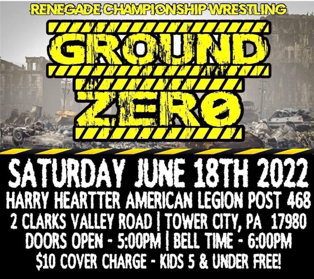 AbsentBlank717's tweet photo. Don’t forget!! 
RCW returns to action on Saturday June 18th to bring you #GroundZer0 
Make sure you follow us on all of our social media accounts to stay up to date on everything as we approach Ground Zero LIVE from Tower City, PA 
#RCW #GroundZero https://t.co/u2439PKKWR
