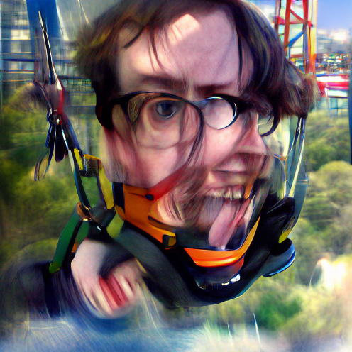 O_T_Human's tweet photo. Portrait of a thrill-seeker without any characteristic normally associated with that sort of person (#FG19) #art #artist #artwork #nft #nfts #nftcollector https://t.co/kP7kbps7Go