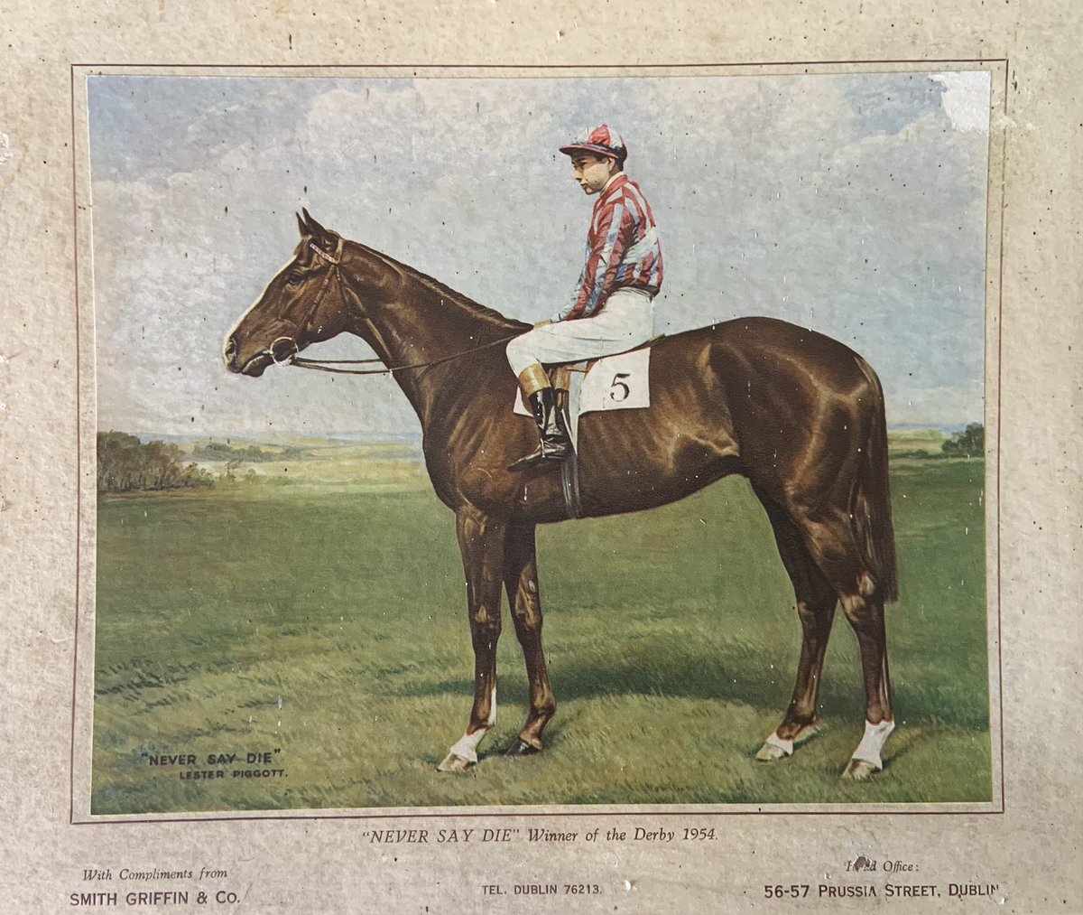David Donohue (@daviddonmusic) on Twitter photo Have had this beautiful print (from a 1954 calendar) on my wall for years. Lester’s first Derby winner, aged 19. It was passed on to me from my late grand uncle Paddy, who broke horses and pre-trained. RIP Lester. <a href="/RebelDevil71/">Daragh Ó Conchúir</a> <a href="/MDOCallaghan/">Michael O’Callaghan</a> <a href="/nickluck/">Nick Luck</a> <a href="/TheIrishField/">The Irish Field</a> <a href="/LeveySean/">Sean Levey</a> Have had this beautiful print (from a 1954 calendar) on my wall for years. Lester’s first Derby winner, aged 19. It was passed on to me from my late grand uncle Paddy, who broke horses and pre-trained. RIP Lester. <a href="/RebelDevil71/">Daragh Ó Conchúir</a> <a href="/MDOCallaghan/">Michael O’Callaghan</a> <a href="/nickluck/">Nick Luck</a> <a href="/TheIrishField/">The Irish Field</a> <a href="/LeveySean/">Sean Levey</a>