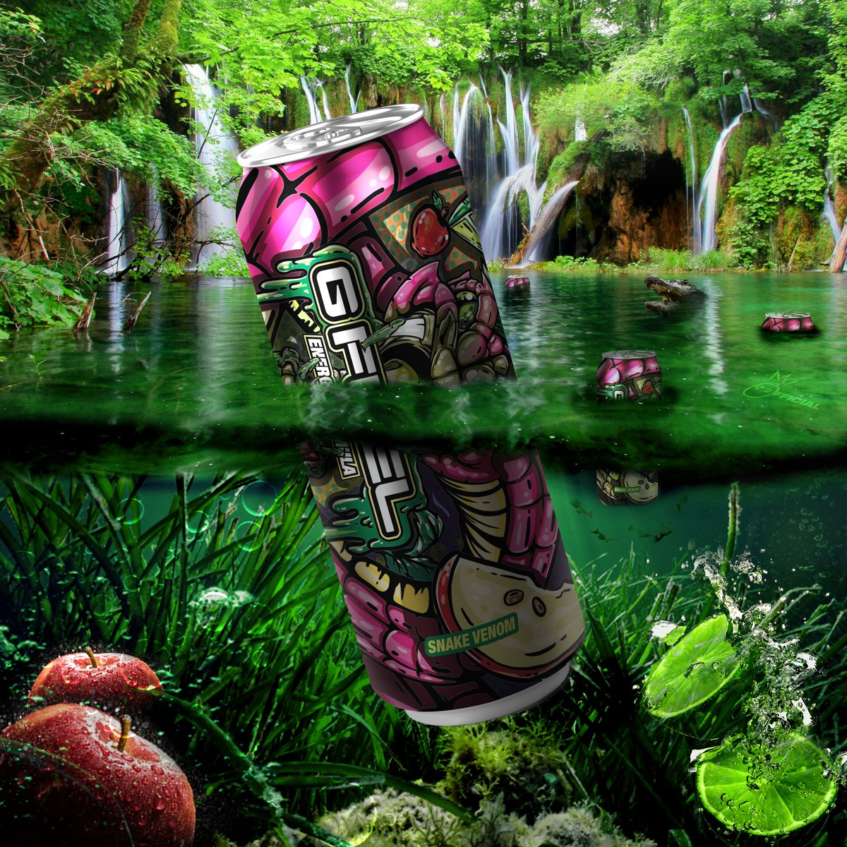Officialdznr's tweet photo. This is my entry to @TheMadViper #ConceptAd competition for his @GFuelEnergy flavour #SnakeVenom
Enjoy ๐ https://t.co/CPHueEOmNR