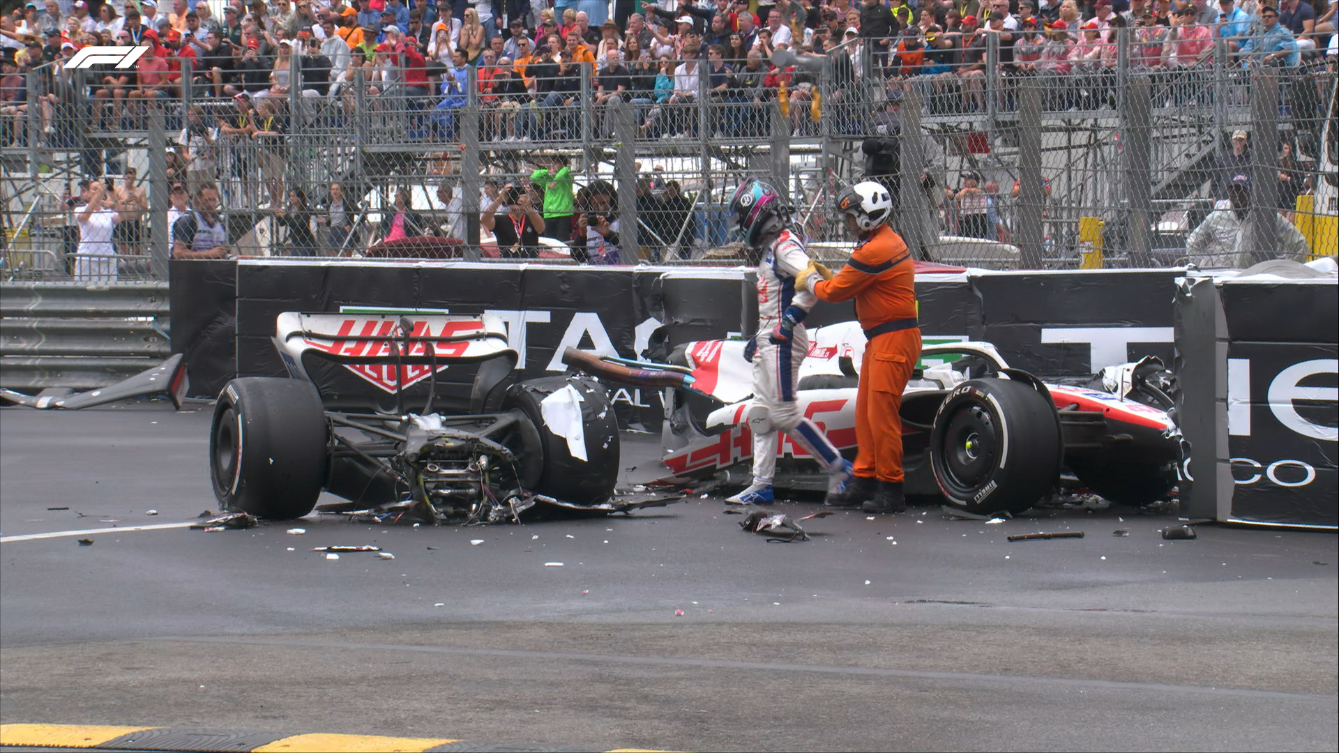 Mick Schumacher Monaco crash