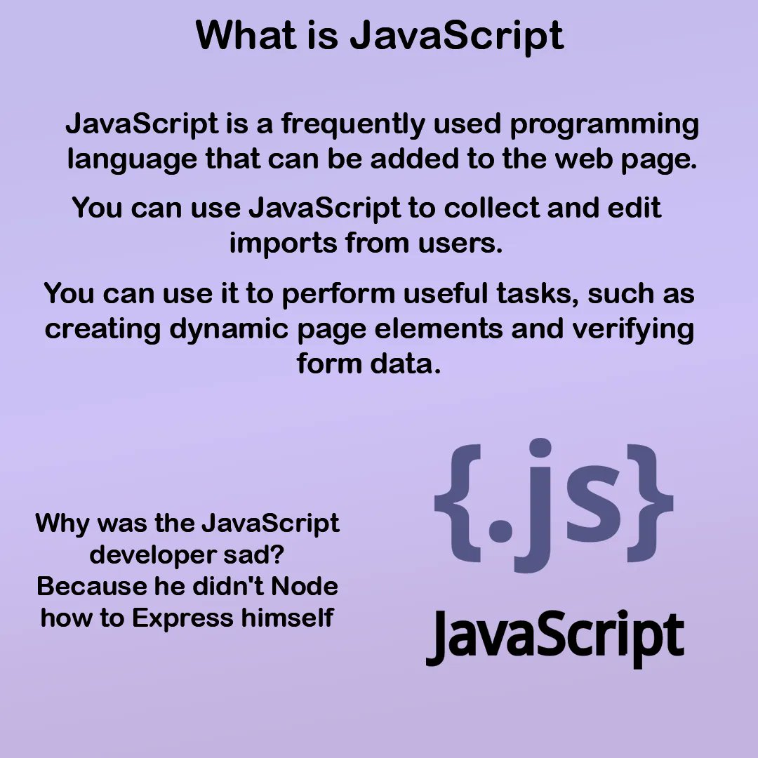 Javascript Programming Language