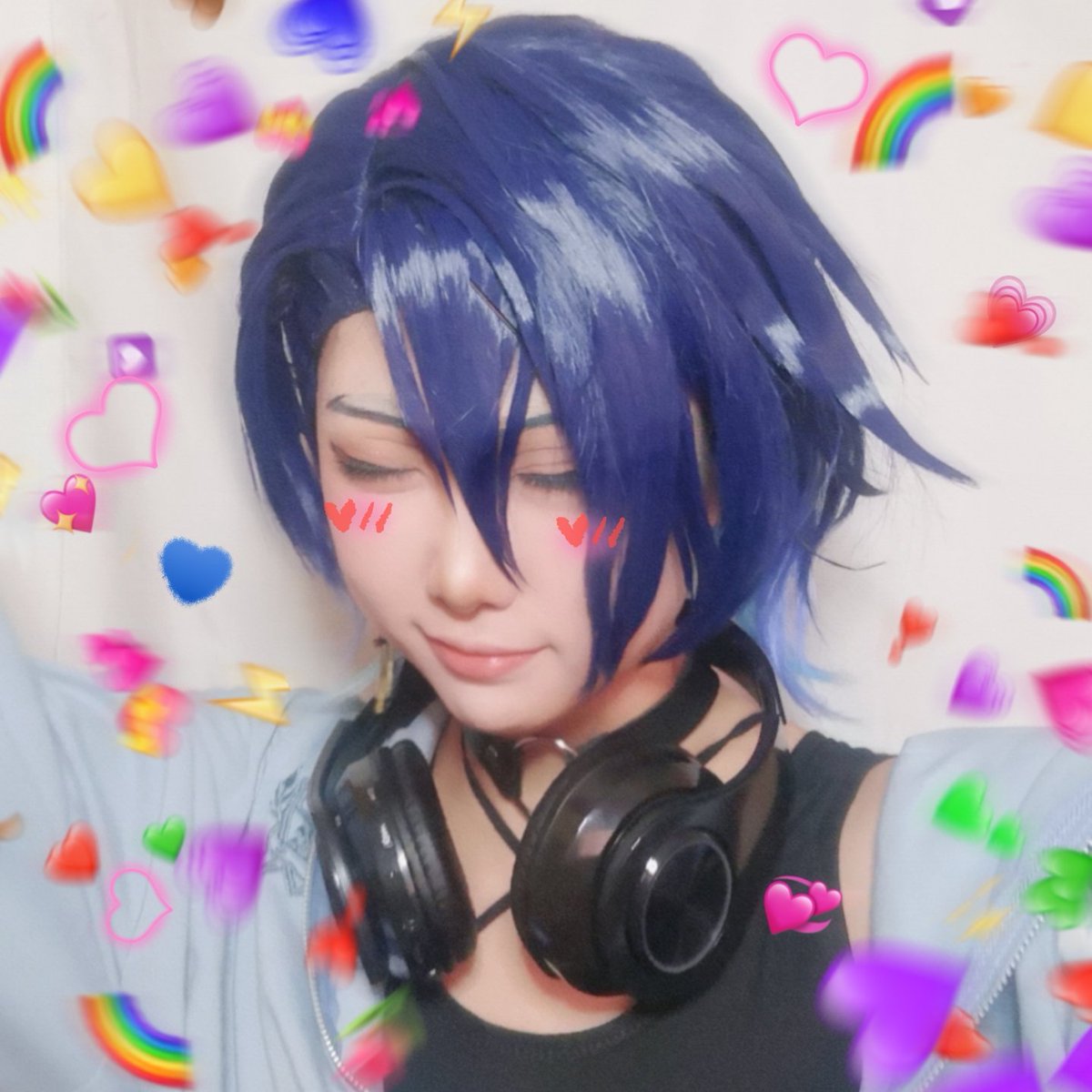 AnYu76685152's tweet photo. #YugoAsuma #AsumArt #cosplay 
I photographed some memes.
超，真的很喜欢第一张，是我头像那个，这真的很可爱 https://t.co/N83HRxq1vb