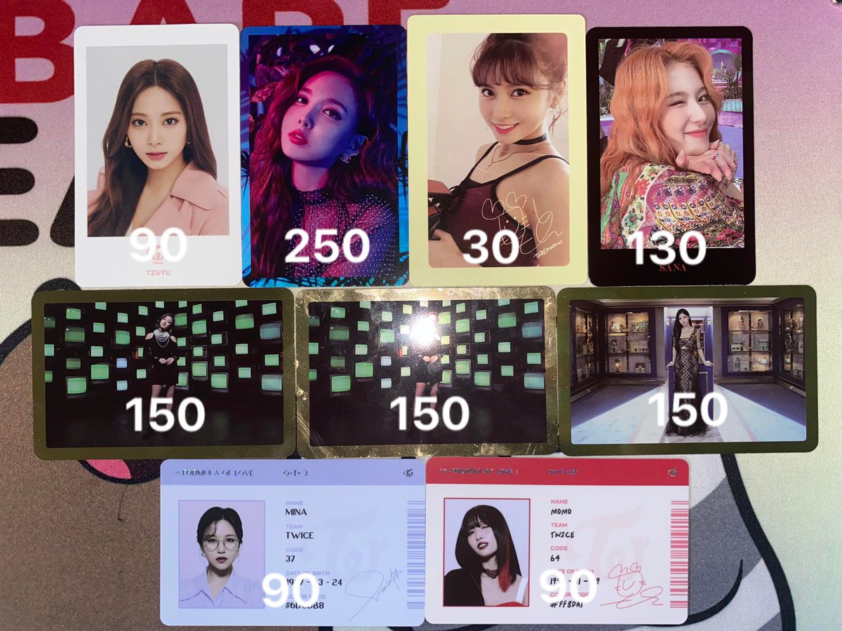 angelucabial's tweet photo. wts lfb twice ph 

Twice Random Set

- onhand
- can look for kahati and ship to diff add
- can tingi except indemands
- mop - gcash
- mod - sdd, sco, direct ggx, flash exp.
- dop - 5 days
📍Cavite

mine set/dm

t. twice Nayeon Jeongyeon Momo Sana Jihyo Mina Dahyun Chaeyoung Tzuyu https://t.co/lC1p69hiv3