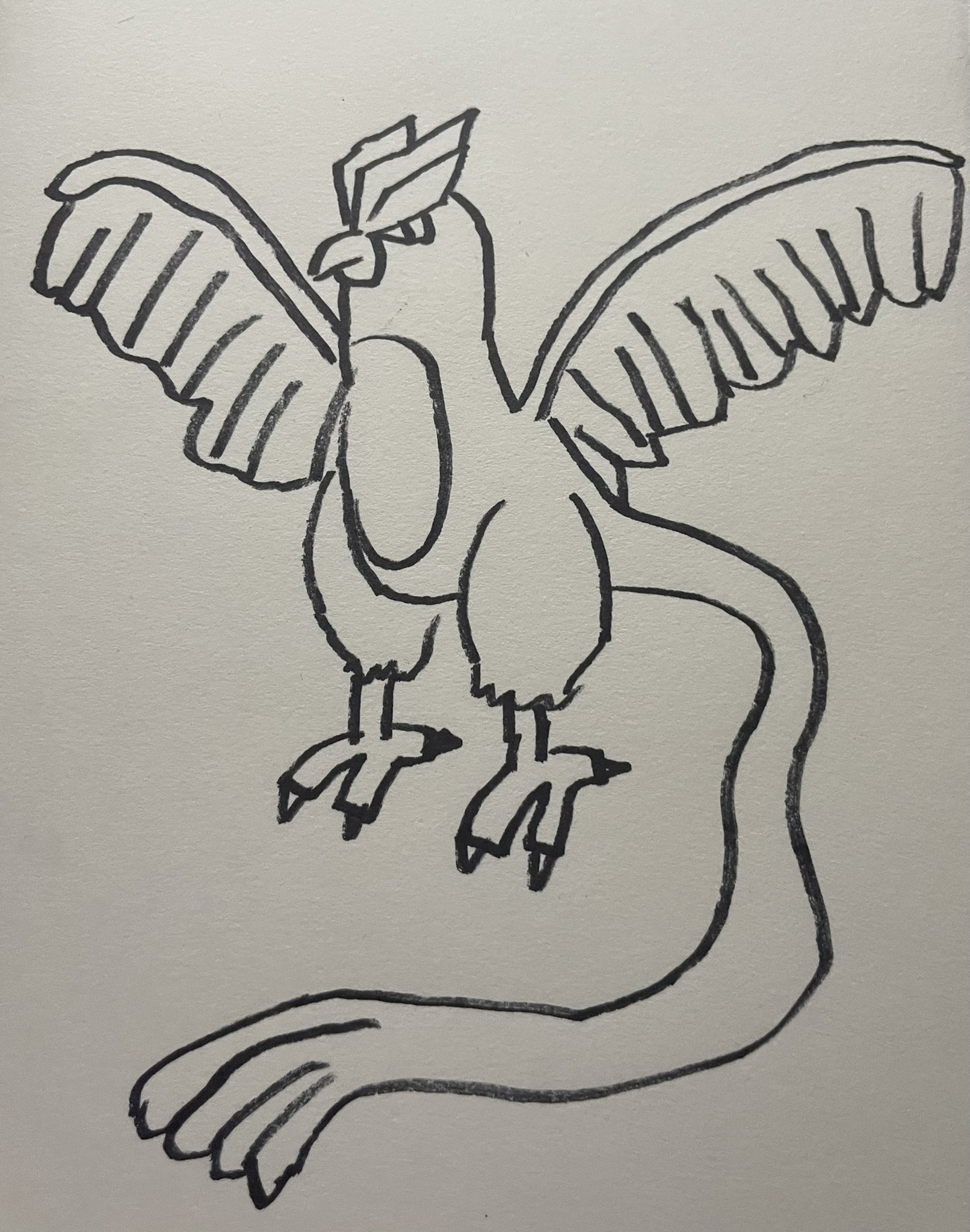 Drawing Articuno, Zapdos and Moltres 