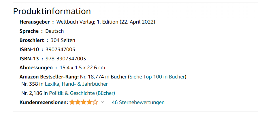 gedanken_lost's tweet photo. Kein Wort von @shomburg zu seinem Twitter-Screenshot-Ausdruck. 
Tja, läuft wohl mindestens bei Amazon nicht so

Auch bei den Spiegel-Bestsellern nicht gelistet (das hat sogar Sucharit besser hinbekommen).
Stefan, mal Butter bei die Fische: wie siehts aus?
Bitte objektive Daten https://t.co/ahHAfC9A3W