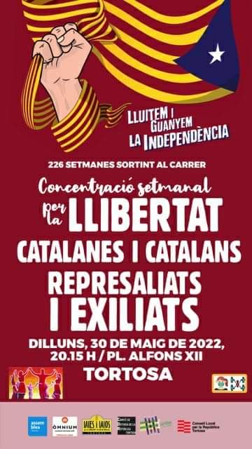 CDRTortosa's tweet photo. Com cada dilluns , us esperem https://t.co/5DwtLGLR5k plaça✊ 
@ANCTortosa https://t.co/tZC5mCqYeM