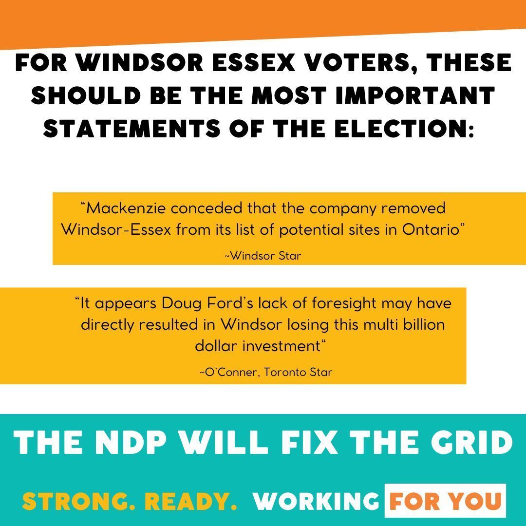 The NDP will fix the grid!