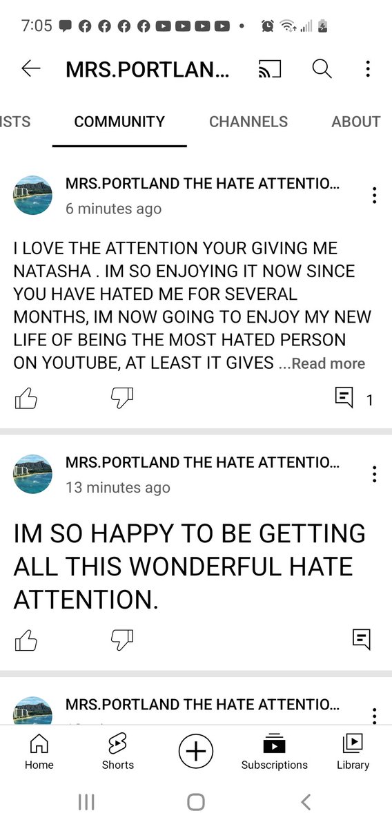 MrsR75328210's tweet photo. @KelleyD35336602 @IPSYCare Just some of the harassment that #MrsPortland doles out to other creators. All while ban evading. https://t.co/Po2ptz5ZEg