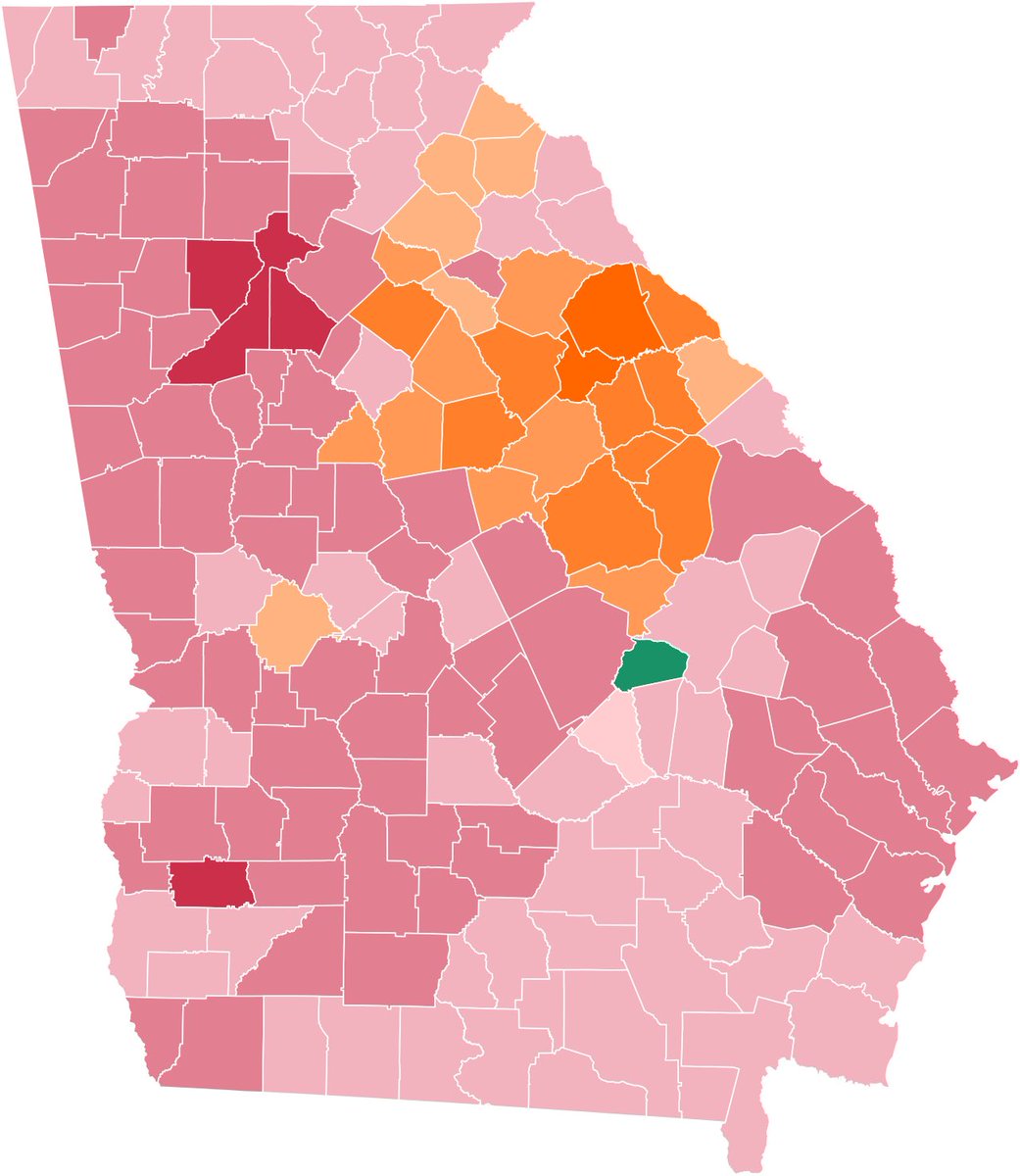 in 2058, the Republican-NPL candidate Jon Ossoff wins the state of Georgia against America First candidate David Perdue and Green Libertarian candidate Shane Hazel. Ossoff won with 52% of the vote against Perdue's 33% and Hazel's 8% of the vote. https://t.co/LxTPEK6sEN