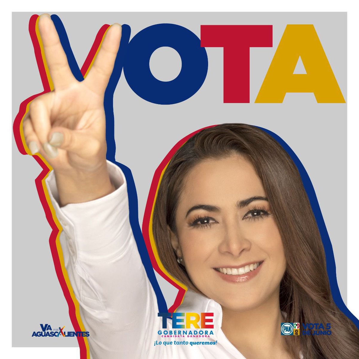 TereJimenezE's tweet photo. ¡Este 5 de junio VOTA con todas tus fuerzas!

#TereGobernadora 
#LoQueTantoQueremos https://t.co/mXYRlrKS4v