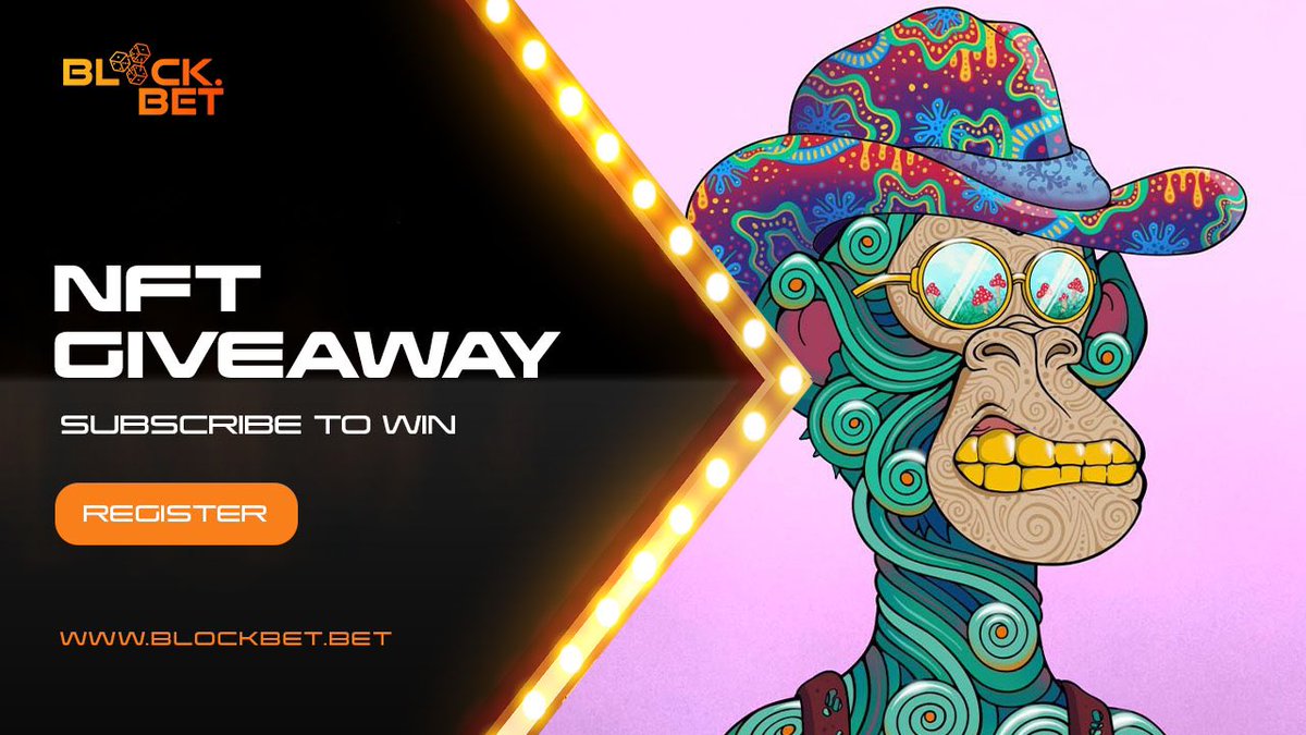 🎁 GIVEAWAY 🎁

Prizes:
TRIPPIN APE NFT 🙉💊($1800) 

To Enter
1⃣Follow <a href="/BlockBet_/">BlockBet</a>
2⃣LIKE and RT
3⃣Tag 3 Friends
4⃣Subscribe to blockbet.bet

#BlockBet #NFTGiveaway #SolanaGiveaways #Giveaways #NFTs