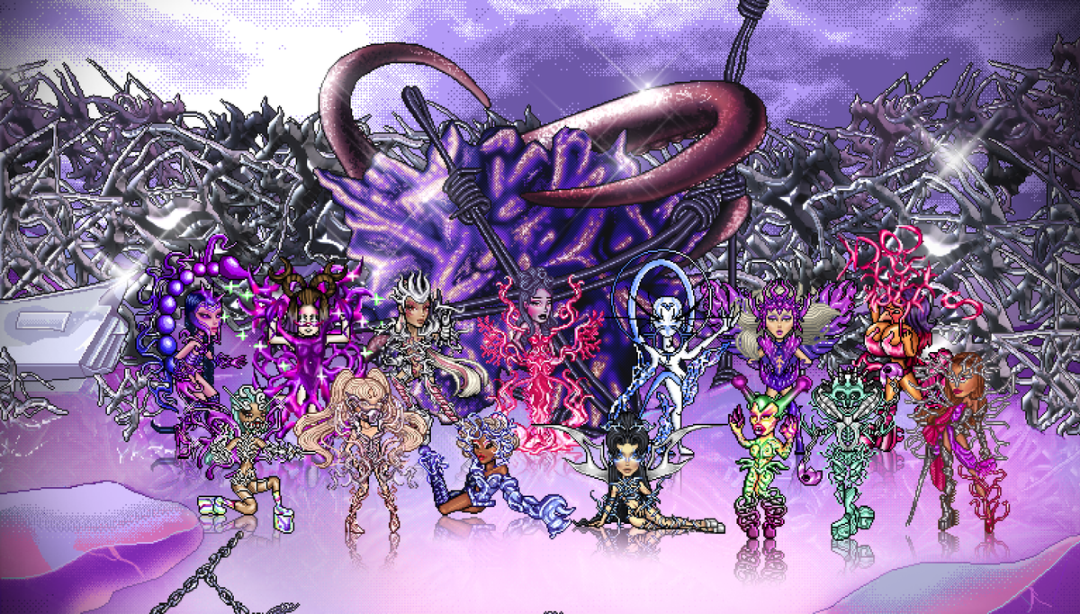 ⛓ THE METAVERSE IS HERE ⛓

🔗 𝖙𝖍𝖊 𝖖𝖚𝖊𝖊𝖓𝖘 𝖔𝖋 𝖘𝖊𝖆𝖘𝖔𝖓 4 🔗

#LolitasDragRaceSeason4 premieres SOON! 🏁💋