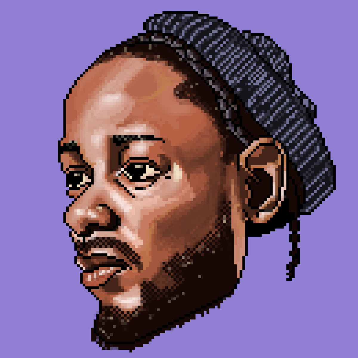 K1Cartoons's tweet image. Kendrick Lamar - pixel art #drawings #character #digitalartist #artist #digitalpainting #illustration #drawing #art #digitalart #pixel #pixelart #kendrick #KendrickLamar
