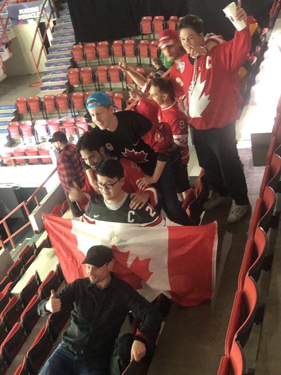 Whatever happens in #IIHFWorlds gold medal overtime 🥇 🇨🇦 fans in 🇫🇮 from Vancouver, Edmonton, Cereal, Calgary, Simcoe, Toronto, Thunder Bay, Montreal, Victoria, Winnipeg, Calgary, Cornwall have been SUPER!!! Hockey! 🏒PEACE #StandWithUkraine <a href="/arch_d24/">Arch</a> <a href="/gene_ho/">Gene Ho</a> <a href="/JTollandCAN/">Jason Tolland</a>