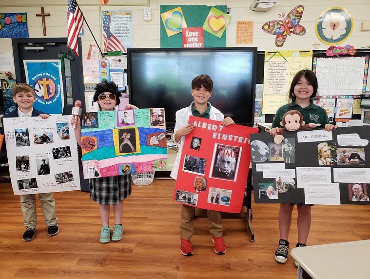 GreenParkLS's tweet photo. History came alive with these impressive biography reports! Third graders chose an important or influential person, researched, created posters, and dressed the part to present informational speeches to their class.
#GPLS #discovergreenpark #studentsofgreenpark #stllutheran https://t.co/lZmqnfPeX9