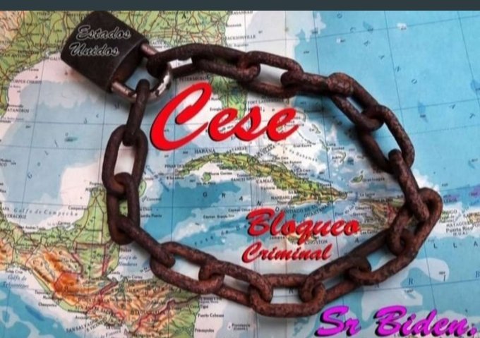 <a href="/RPolancoF/">Rogelio Polanco Fuentes</a> Un bloqueo  genocida  de la mayor potencia del mundo, EEUU 🇺🇲 contra un pequeño país, #Cuba 🇨🇺, por ser digna e independiente 
 Resisteremos y venceremos 
#ElBloqueoEsReal 
#EliminaElBloqueo #PuentesDeAmor
