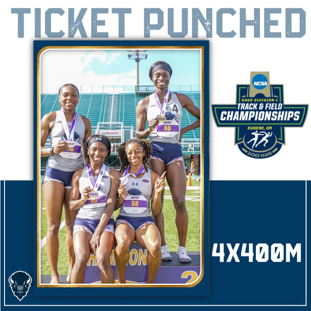 HBCUSports1's tweet photo. Howard University Women's 4x400m has Qualified for NCAA Women's track and field National Semi-finals 
📷HU Athletics https://t.co/pdjgxsFDQr
