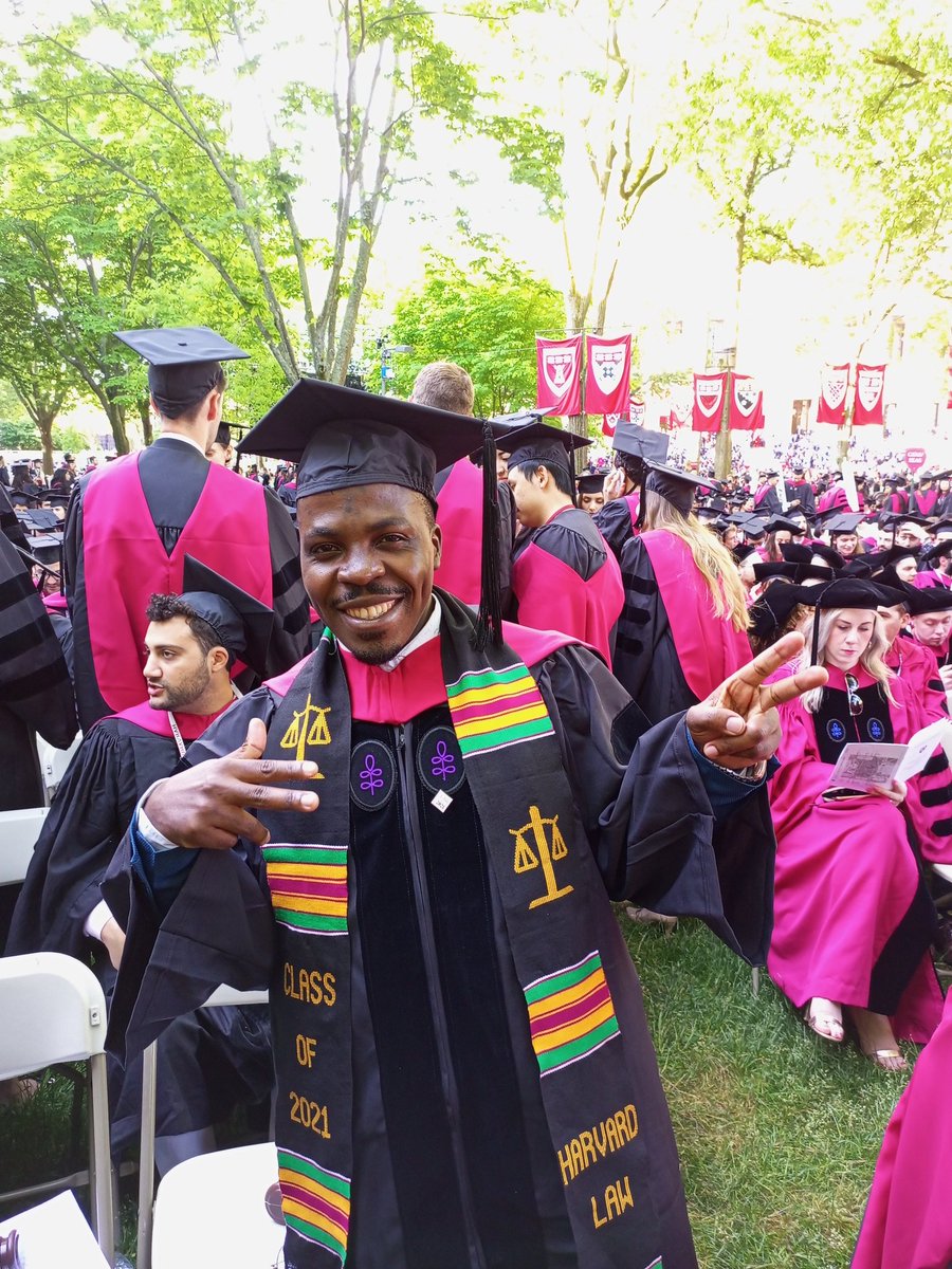 FERDINANDIUS's tweet photo. The day 29/05/2022 finally received my LLM from @Harvard_Law I can't thank God enough for this. From receiving full scholarship to studying online and yet graduate physically, it's been amazing. Ad Majorem Dei Gloriam https://t.co/uLSfInowxL