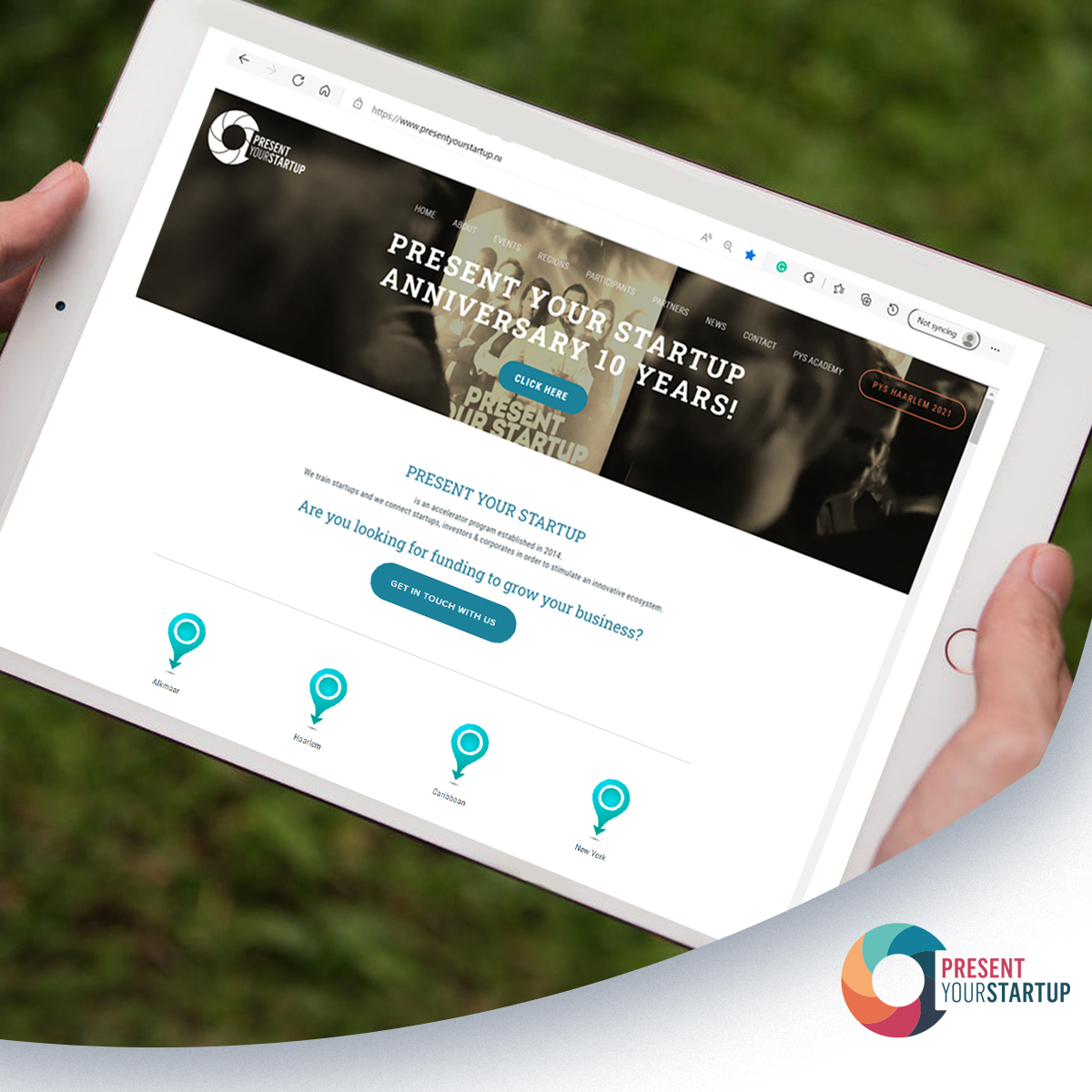 Present your Startup tweet media