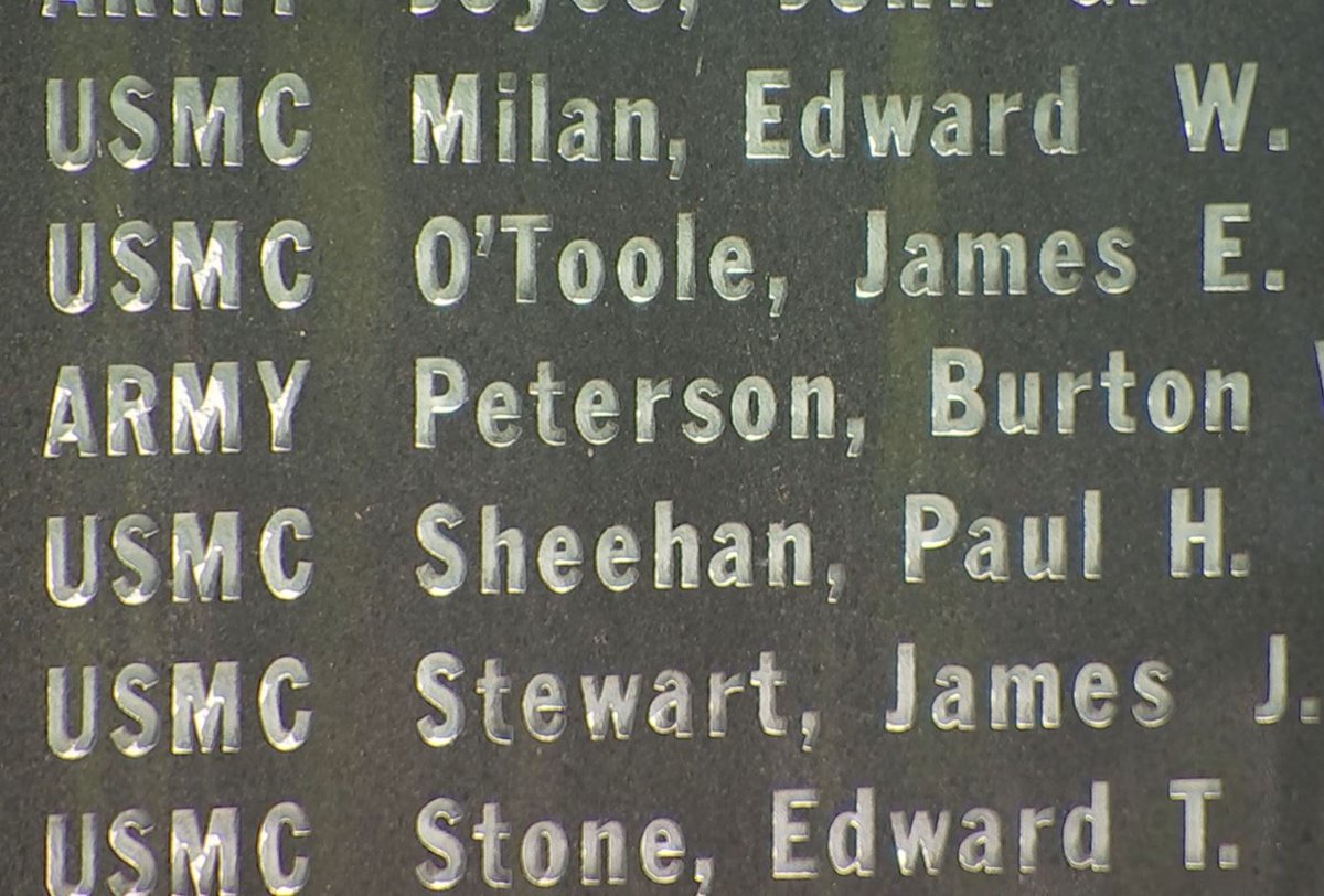 The South Boston Vietnam Veterans Memorial honors the 25 men from Southie who died in the war. It was dedicated in 1981.
Today, local veterans and others gathered to honor and remember that sacrifice.
#MemorialDay2022
boston25news.com/news/massachus…