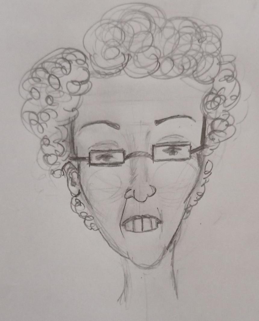 Shabelly91's tweet photo. Alguien más le hace caricaturas a sus profes 🙆😂😂 https://t.co/4bTznpjl27