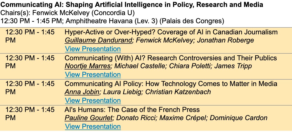 Tomorrow! Our #ShapingAI team will be presenting for #ica22 at 12:30pm in the Amphitheatre Havana, Level 3, Palais to Congress. If you're interested in #ai's representation in news, policy &amp; research through an international 4⃣ case comparison (🇩🇪🇫🇷🇬🇧🇨🇦) including
🧵