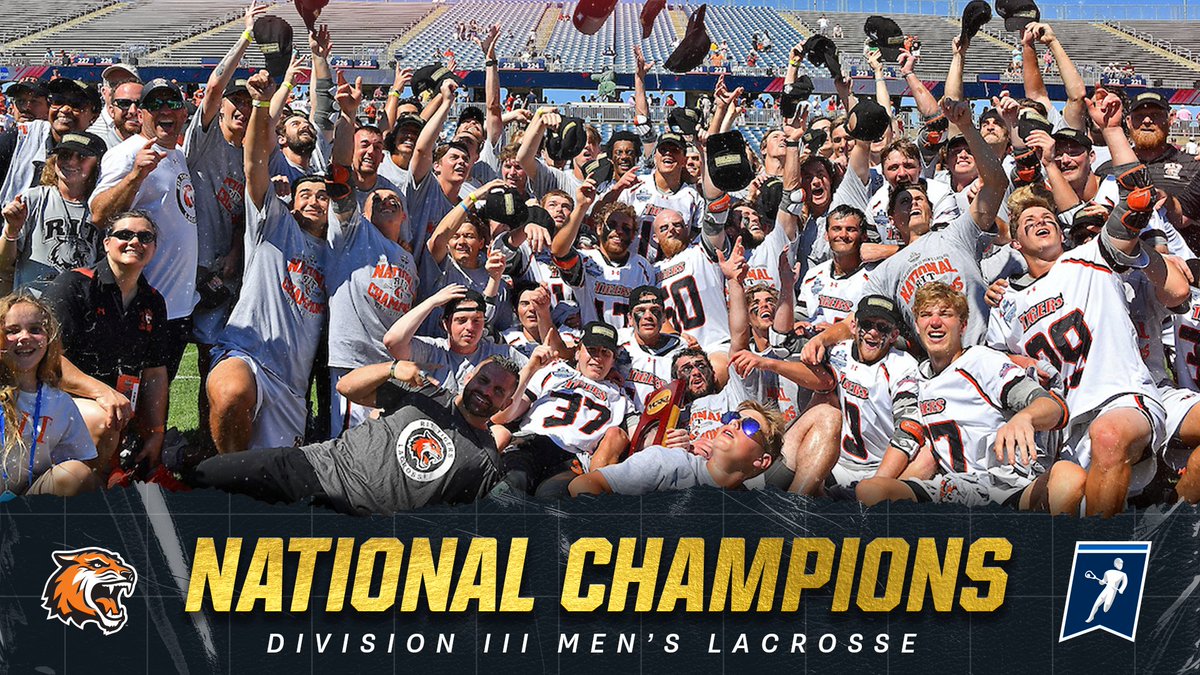 ℕ𝕒𝕥𝕚𝕠𝕟𝕒𝕝 ℂ𝕙𝕒𝕞𝕡𝕚𝕠𝕟𝕤 𝕩 𝟚 @RITMLAX takes home the 2022 #d3lax national championship. 🏆🥍