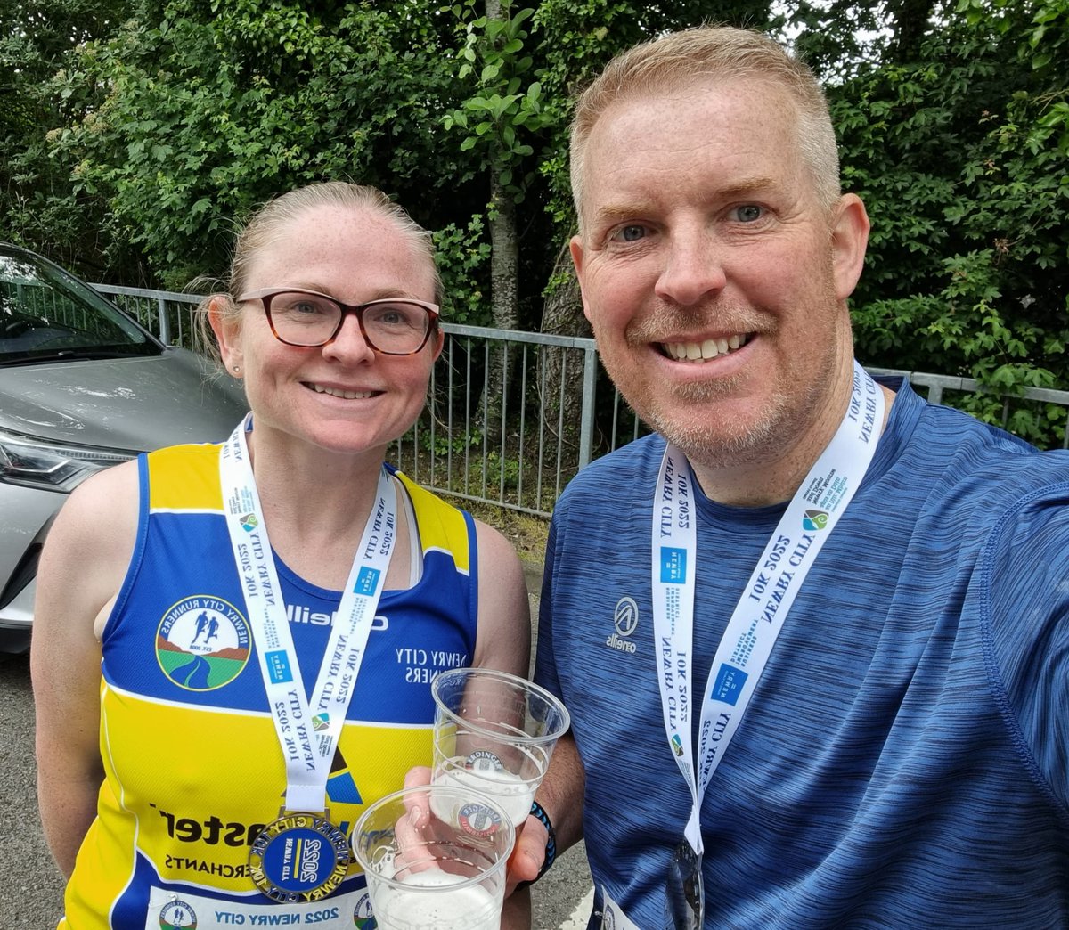 Great 10k Newry run today. Enjoyed the subs and cold alco free beer after ❤ thanks #newrycityrunners