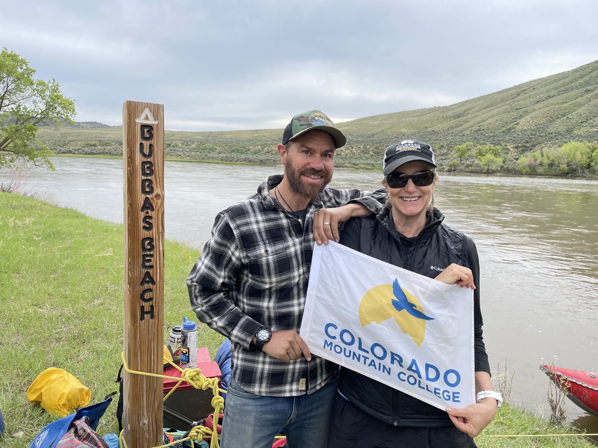 CarrieBHauser's tweet photo. ⁦@ColoMtnCollege⁩ #CMCAdventureFlag #AdventureCollege floating the #YampaRiver. #LittleYampaCanyon #FriendsOfTheYampa #RiversConnectUs https://t.co/wNcfFcX1F8