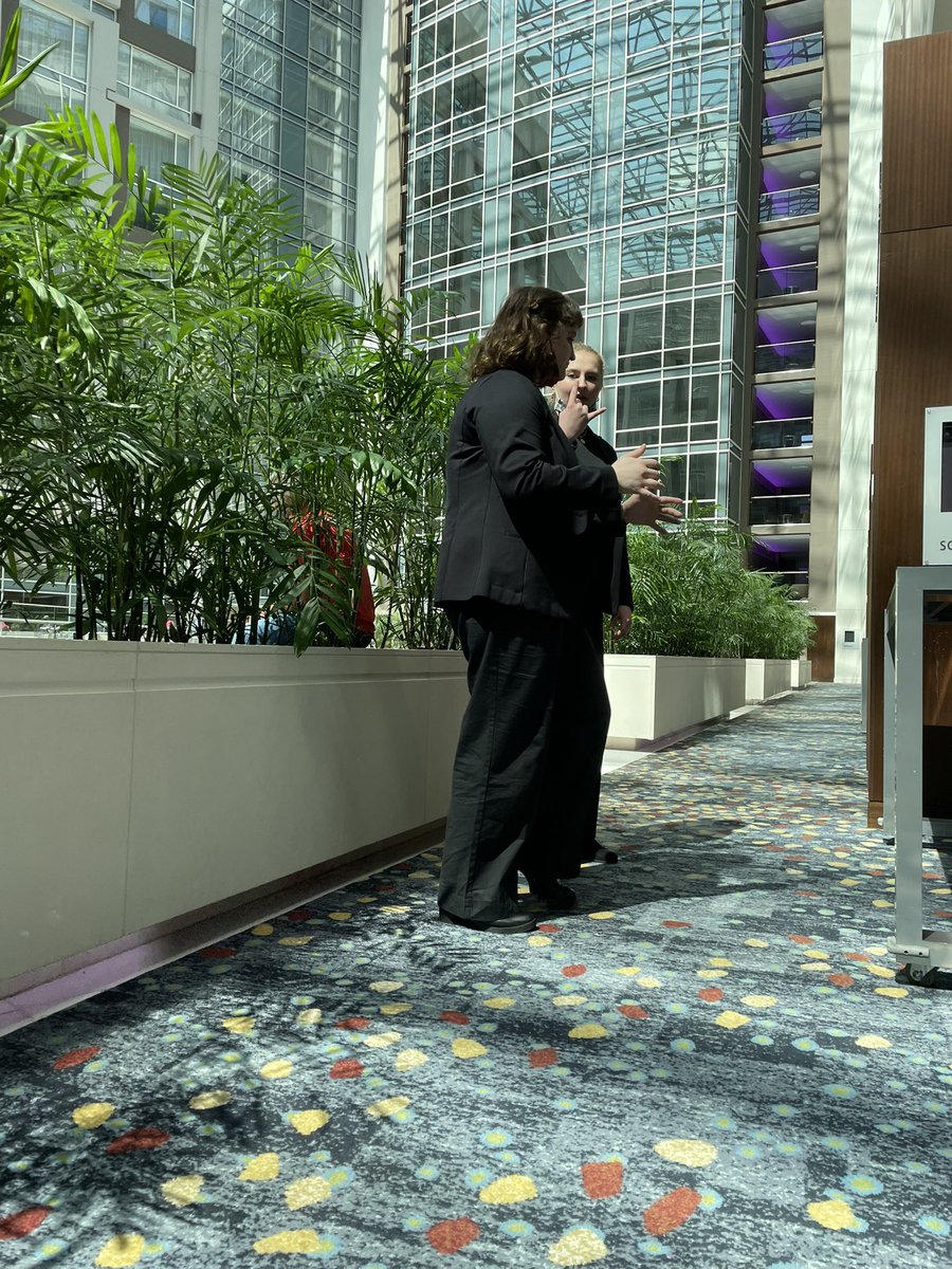 THESE TWO ARE IN THE TOP 24 DUOS AT NCFL!!! After their Octo final round they were already working hard to prep for their Quarterfinal round!! Good luck Izzy and Ella!! #mwhspride