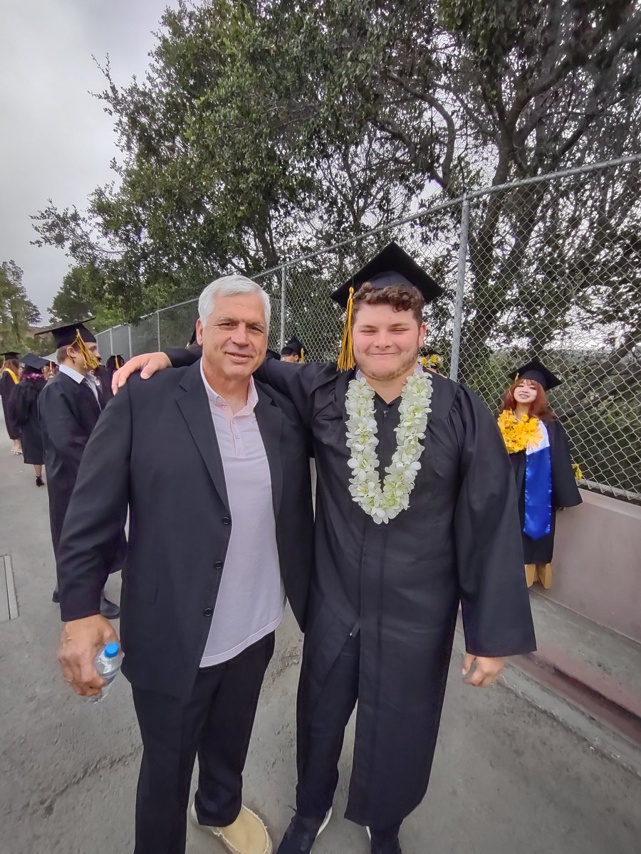 An uplifting day yesterday, I've been coaching this  young  man Aidan Madden for a year and he graduated yesterday.  He accepted a Priority Walk-On at Ole Miss and now on airplane  to start college in Oxford Monday. The Master plan had a lot adjustments, Go Rebels!