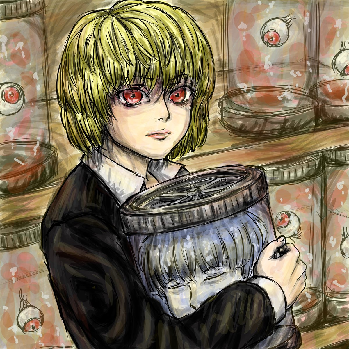 緋の目 #HunterXHunter ＃クラピカ ＃イラスト